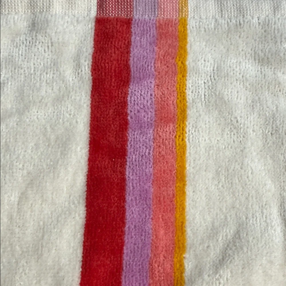 NWT Hurley Multicolor Striped Towel size is 36 x 70